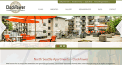 Desktop Screenshot of clocktower-apartments.com