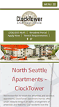 Mobile Screenshot of clocktower-apartments.com